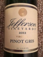 Jefferson Vineyards Pinot Gris