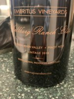 Emeritus Vineyards Hallberg Ranch Elite Pinot Noir