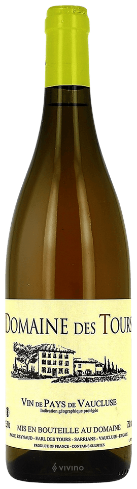 Domaine des Tours Vaucluse Blanc | Vivino English