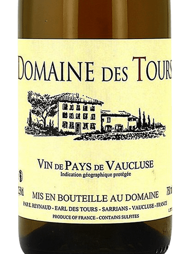 Domaine des Tours Vaucluse Blanc | Vivino 日本語