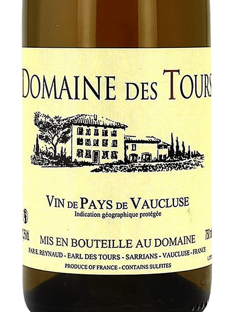 Domaine des Tours Vaucluse Blanc | Vivino 日本語