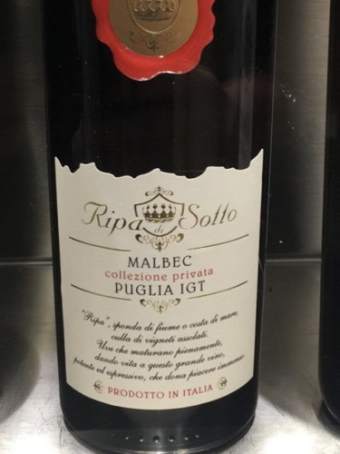 Ripa Di Sotto Malbec Collezione Privata Vivino