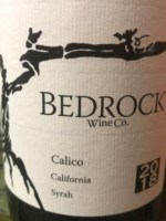 Bedrock Wine Co. Calico Syrah