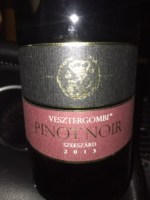 Vesztergombi Pinot Noir
