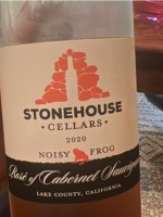 Stonehouse Cellars Noisy Frog Rosé Of Cabernet Sauvignon