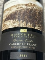 Mission Hill Family Estate Terroir Collection Border Vista Cabernet Franc