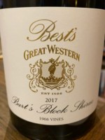 Best's Bart’s Block Shiraz