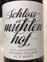 Schlossmühlenhof Sybillenstein Rivaner Trocken Alte Reben