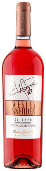 Fabio Cordella Wesley Sneijder Negroamaro Rosé