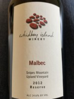 Whidbey Island Upland Vineyard Vineyard Malbec Reserve