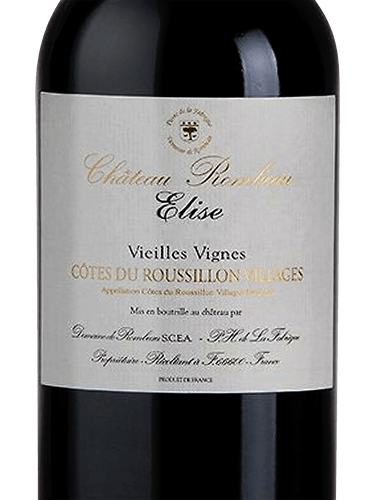 2014 Domaine de Rombeau Elise Vieilles Vignes Côtes du