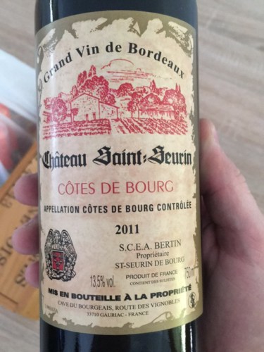 Bertin Château Saint Seurin Côtes de Bourg Vivino
