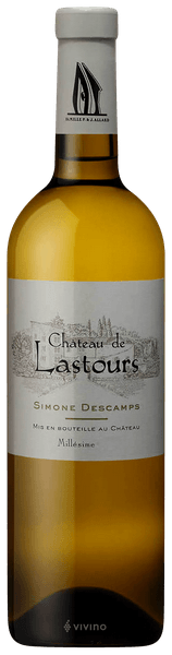Château de Lastours Simone Descamps Blanc