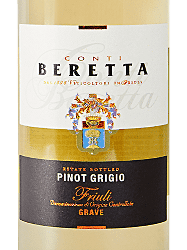 Conti Beretta Pinot Grigio Friuli Grave 2011 Wine Info