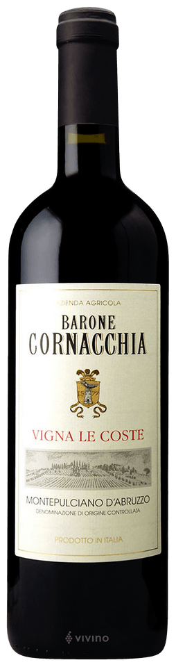 ワイン BaroneCornacchia Montepulcianod'Abruzzo Barone Cornacchia Vigna Le Coste Montepulciano d'Abruzzo