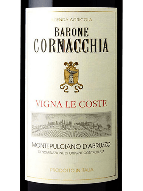 Barone Cornacchia Vigna Le Coste Montepulciano d'Abruzzo
