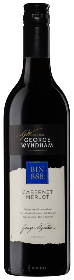 ワイン Wine Wyndham Cabernet - Merlot BIN 888 | Vivino English