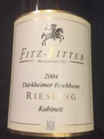 Fitz-Ritter Dürkheimer Hochbenn Riesling Kabinett