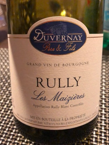 Duvernay Père & Fils Rully 'Les Maizieres' | Vivino Français