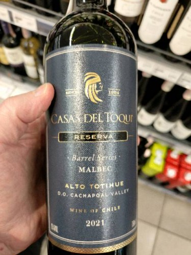 Viña Casas del Toqui Reserva Barrel Series Alto Totihue Malbec | Vivino ...