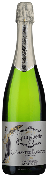 Vignerons de Mancey Esprit de Guinguette Crémant de Bourgogne Demi-Sec