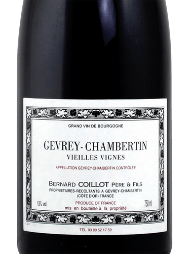 ワイン Gevrey-Chambertin Vieilles Vignes 2007 Gevrey-Chambertin “Vieilles Vignes”, Domaine Vincent Girardin, FR