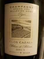 Cazals Blanc de Blancs Brut Champagne Grand Cru 'Oger'