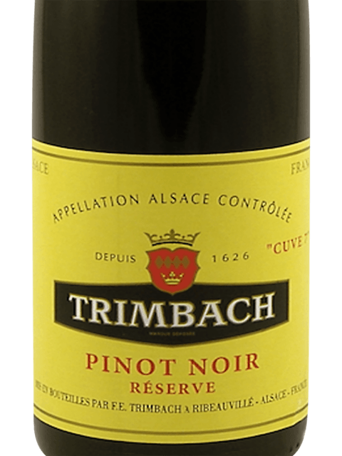 Trimbach Pinot Noir Alsace Réserve Cuve 7 | Vivino 日本語
