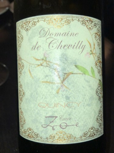 Cuvée Zoé Quincy