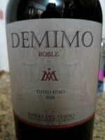 Bodegas Miguel Arroyo Izquierdo Demimo Roble Tinto Fino