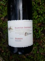 Kloster Eberbach Gutsabfüllung Aus Dem Cabinetkeller Baiken Riesling