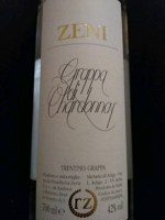 Zeni Grappa di Chardonnay Trentino