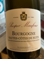 Prosper Maufoux Bourgogne Hautes-Côtes de Nuits Blanc