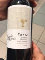 Tapiz Malbec Reserve Organic Wine
