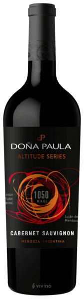 Vinho Doña Paula Tinto Seco Argentina Altitude Series 1050 Cabernet Sauvignon 2022 750ml