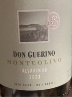 Vinho Don Guerino Branco Seco Brasil Monteolivo Alvarinho 2023 750ml