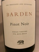 Margerum Barden Radian Vineyard Pinot Noir