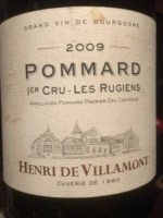 Henri de Villamont Pommard 1er Cru 'Les Rugiens'