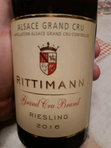 Rittimann Riesling Alsace Grand Cru 'Brand' | Vivino US