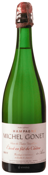 michel gonet eleve en futs de chene blanc de blancs brut champagne