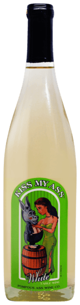 2016 Pompous Ass Kiss My Ass White Vivino