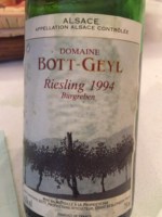Bott-Geyl Riesling Burgreben