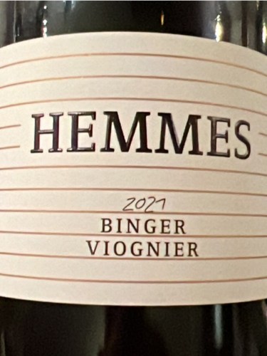Hemmes Binger Viognier | Vivino US