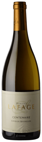 Domaine Lafage Centenaire Côtes du Roussillon Blanc