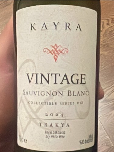 Kayra Vintage Sauvignon Blanc | Vivino English