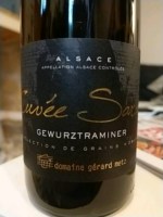 Domaine Gérard Metz Cuvée Sarah Gewürztraminer Sélection de Grains Nobles