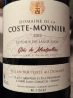 Domaine de la Coste Moynier Grès de Montpellier