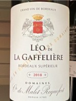 Château La Gaffelière Léo de Gaffelière Bordeaux Superieur