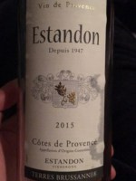 Estandon Terres Brussannes Côtes de Provence Rosé