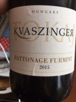 Kvaszinger Battonage Furmint Tokaj